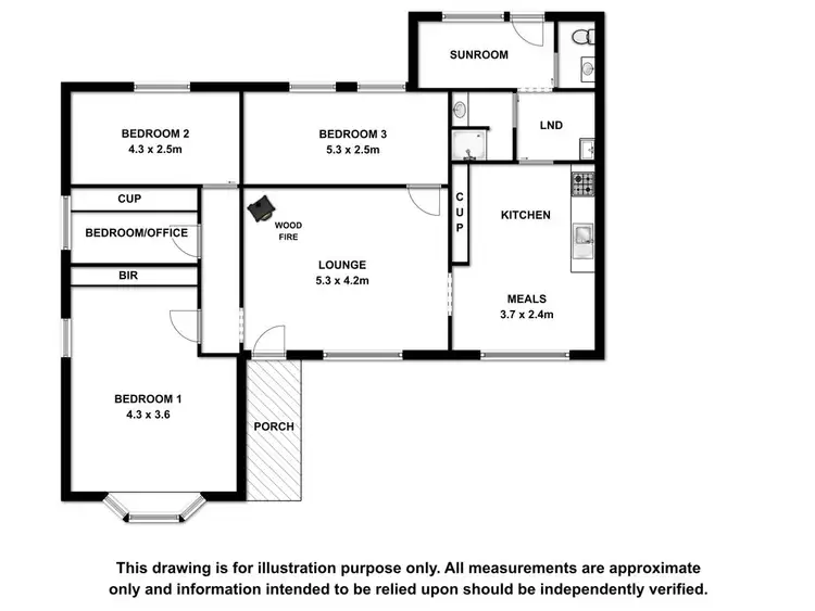 Floorplan of Homely house listing, 48 Fifth Street, Millicent SA 5280