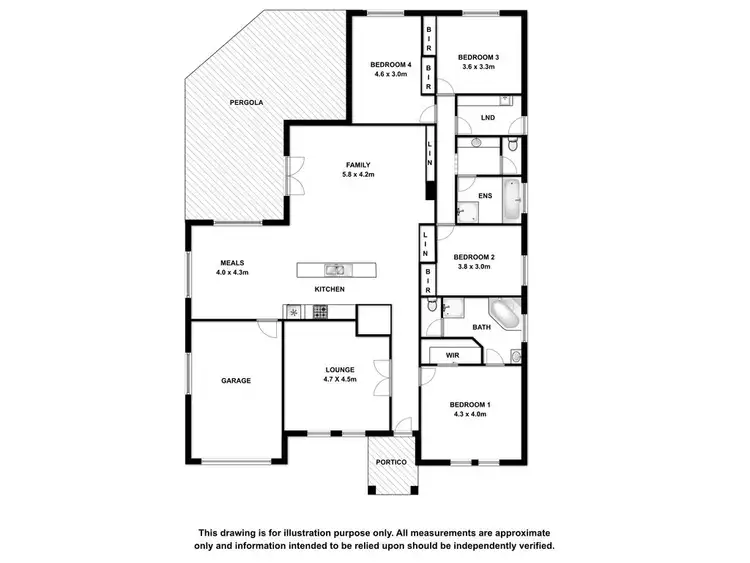 Floorplan of Homely house listing, 16 Dalkeith Drive, Mount Gambier SA 5290