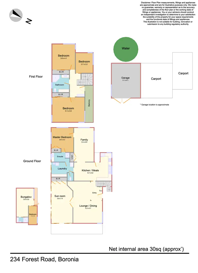 Floorplan of Homely house listing, 234 Forest Road, Boronia VIC 3155