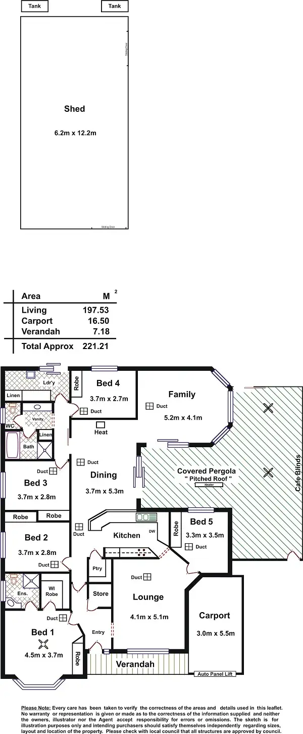 Floorplan of Homely house listing, 6 MARK PLACE, Yankalilla SA 5203