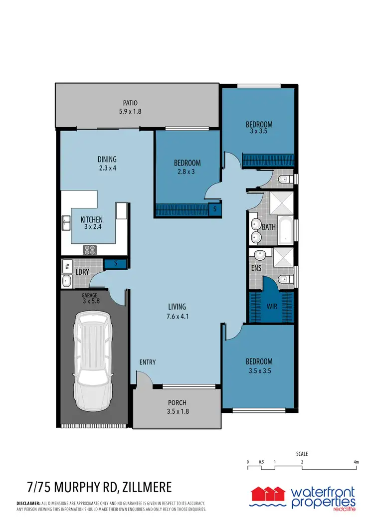 Floorplan of Homely unit listing, 7/75 MURPHY ROAD, Zillmere QLD 4034