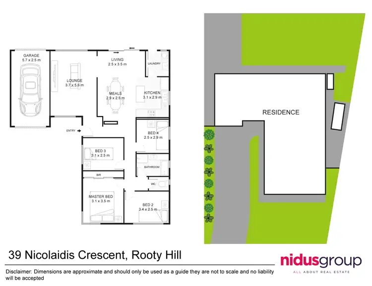 Floorplan of Homely house listing, 39 Nicolaidis Crescent, Rooty Hill NSW 2766