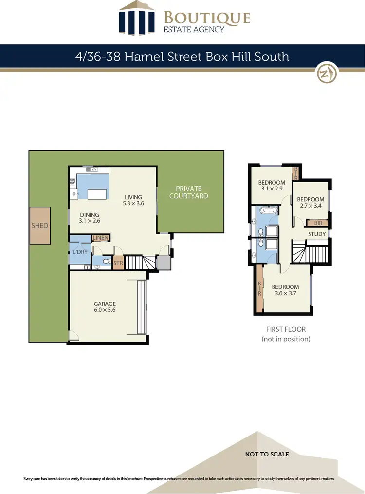 Floorplan of Homely townhouse listing, 4/36-38 Hamel Street, Box Hill South VIC 3128
