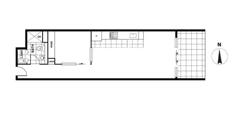 Floorplan of Homely apartment listing, 1515/120 Eastern Valley Way, Belconnen ACT 2617