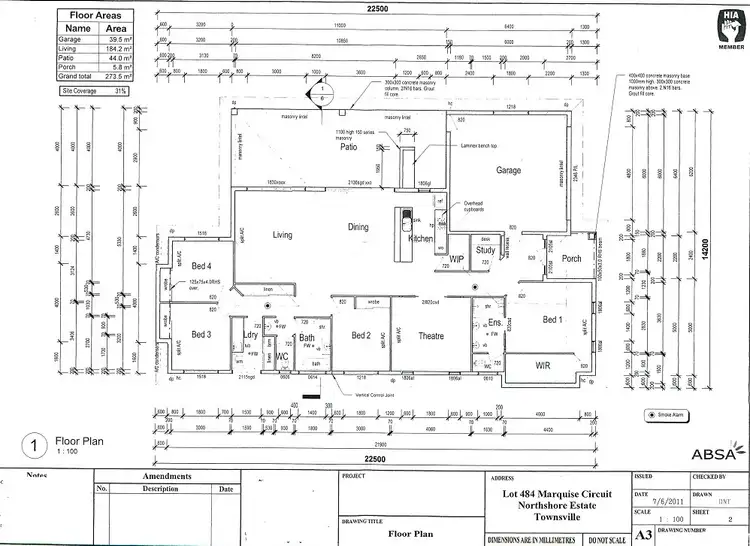 Floorplan of Homely house listing, 95 Marquise Circuit, Burdell QLD 4818