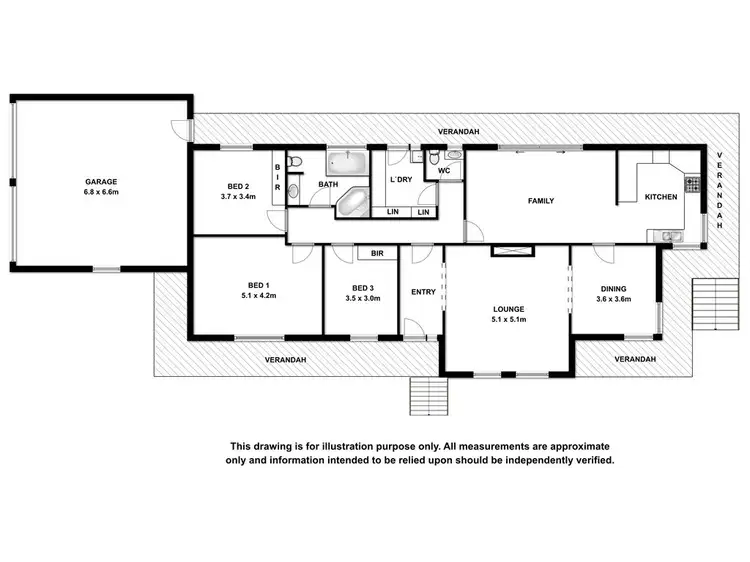 Floorplan of Homely house listing, 42 Brolga Street, Mount Gambier SA 5290