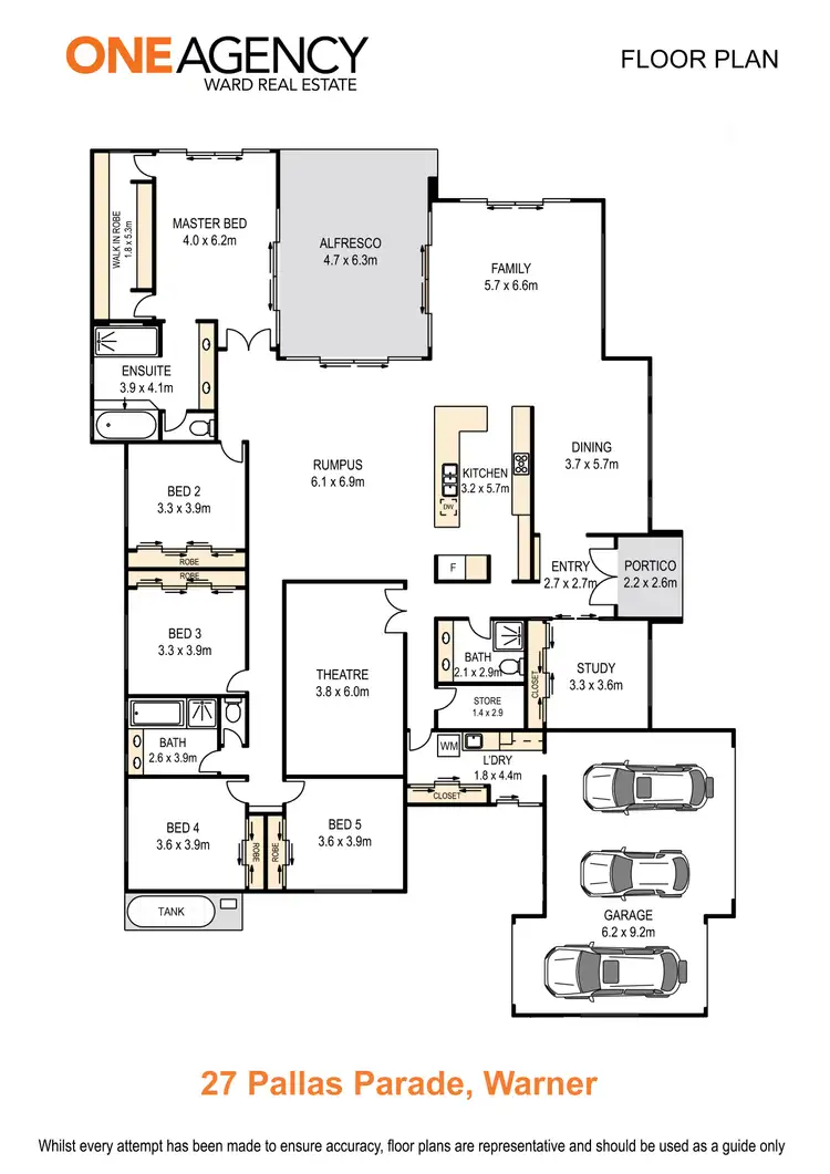 Floorplan of Homely house listing, 27 Pallas Parade, Warner QLD 4500