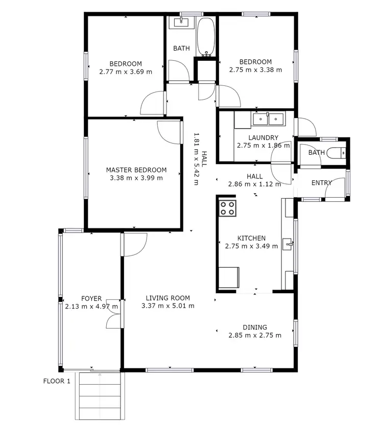 Floorplan of Homely house listing, 183 WHITEHILL ROAD, Raceview QLD 4305