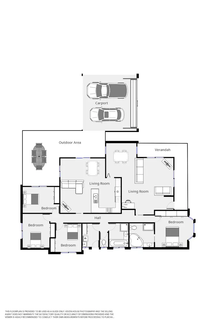 Floorplan of Homely house listing, 4 Topaz Court, Mildura VIC 3500