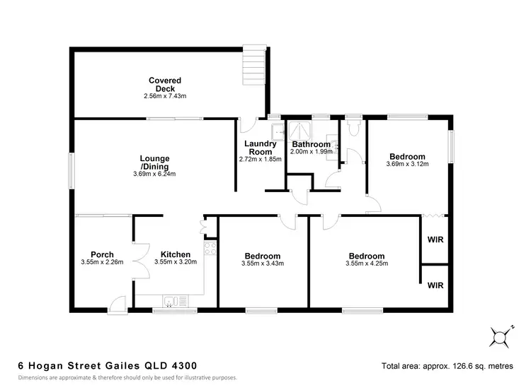 Floorplan of Homely house listing, 6 Hogan Street, Gailes QLD 4300