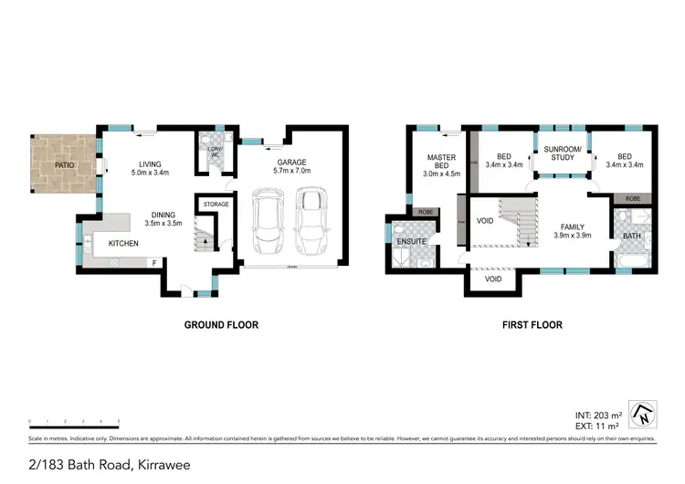 Floorplan of Homely townhouse listing, 2/183 Bath Road, Kirrawee NSW 2232