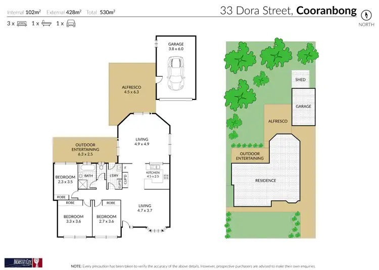 Floorplan of Homely house listing, 33 Dora Street, Cooranbong NSW 2265