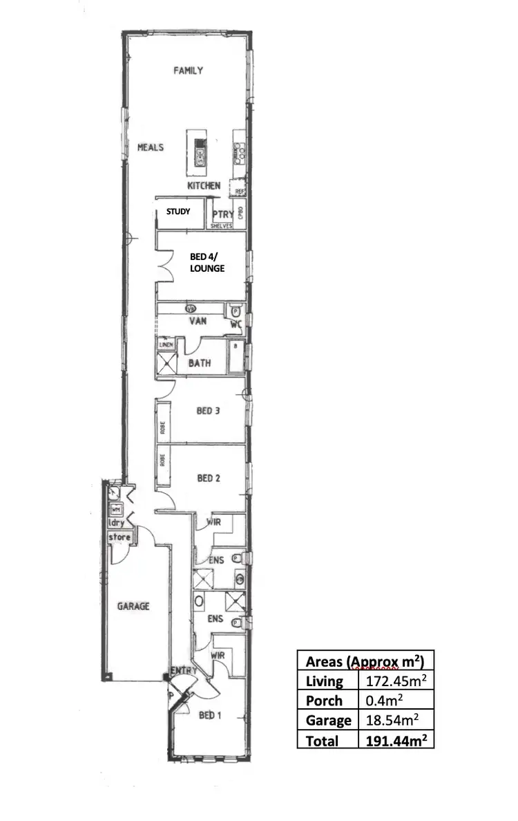 Floorplan of Homely house listing, 3 McCusker Avenue, Clearview SA 5085