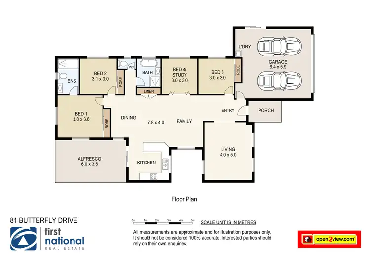 Floorplan of Homely house listing, 81 Butterfly Drive, Kallangur QLD 4503