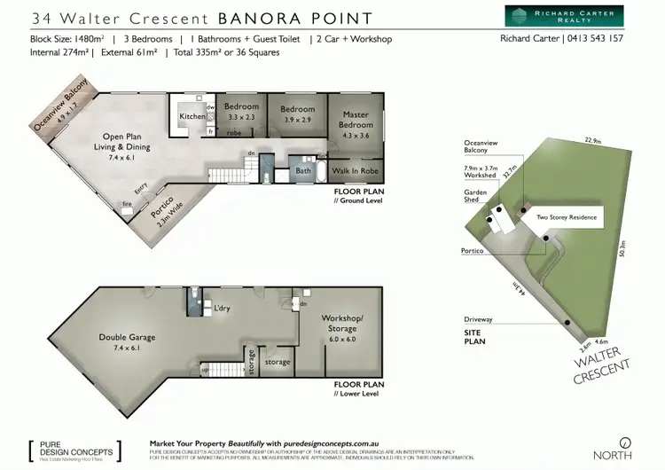 Floorplan of Homely house listing, 34 Walter Crescent, Banora Point NSW 2486