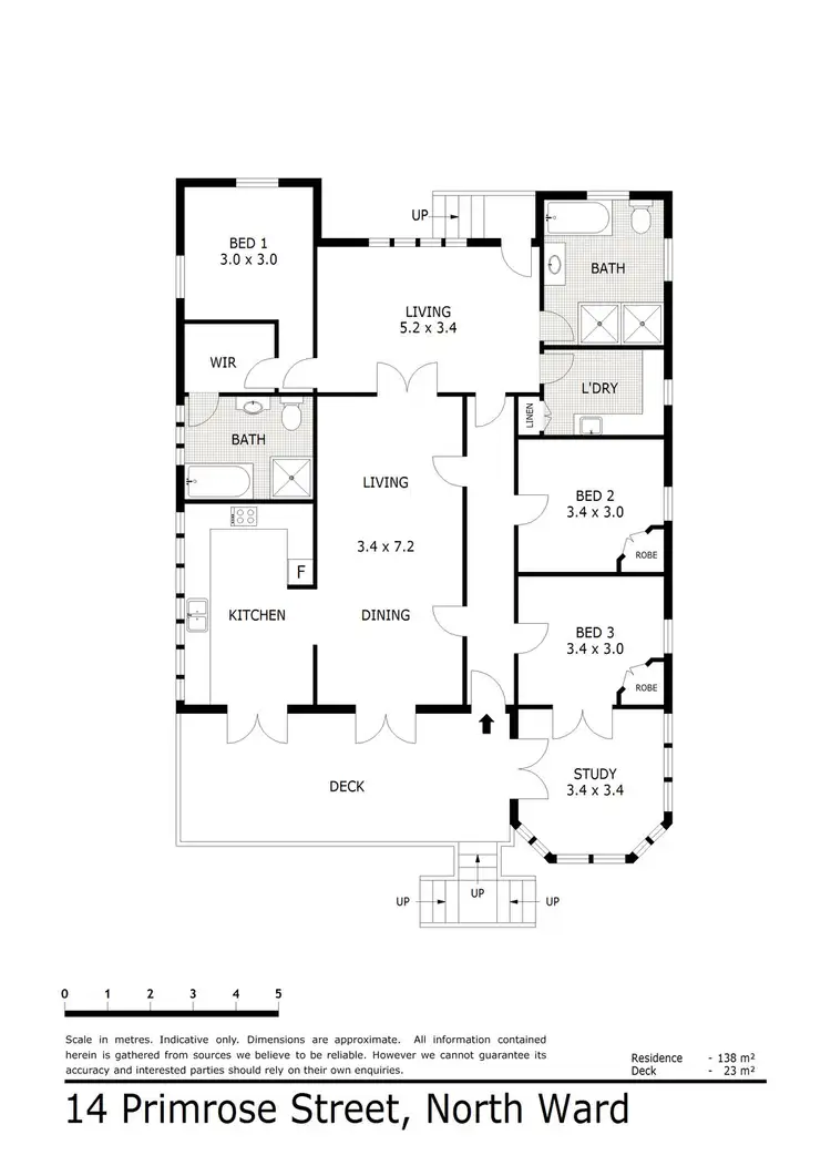 Floorplan of Homely house listing, 14 Primrose Street,, North Ward QLD 4810