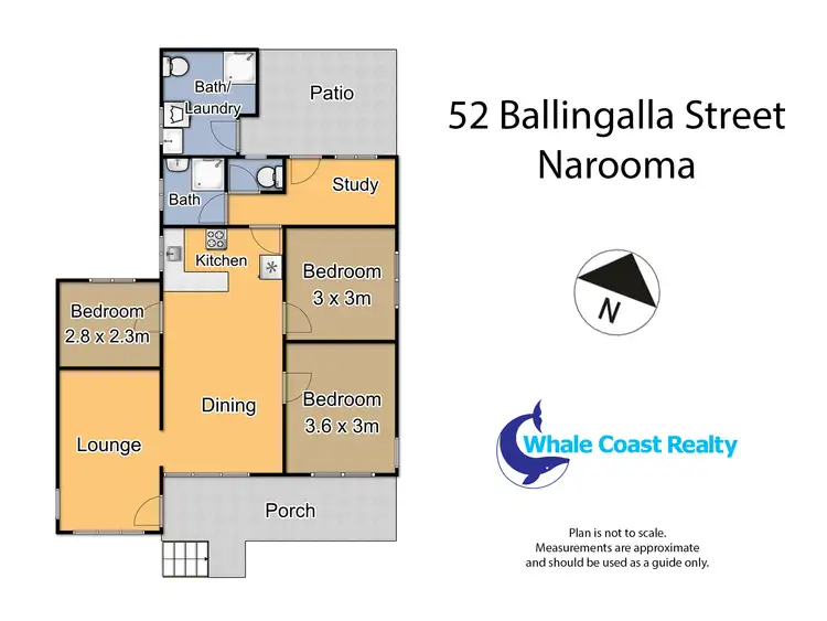 Floorplan of Homely house listing, 52 Ballingalla St, Narooma NSW 2546