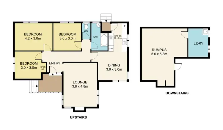 Floorplan of Homely house listing, 70 Collins Street, Brooklyn TAS 7320