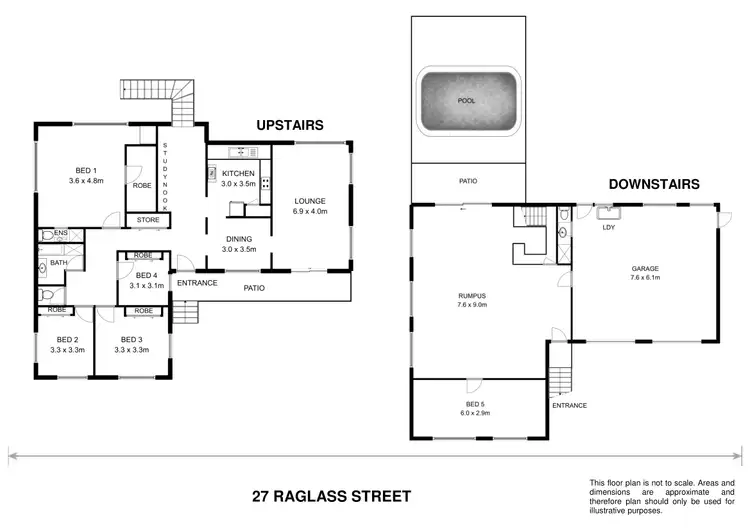 Floorplan of Homely house listing, 27 RAGLASS STREET, Everton Park QLD 4053