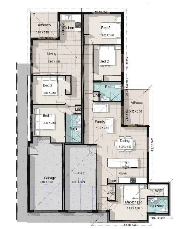 Floorplan of Homely house listing, Address available on request