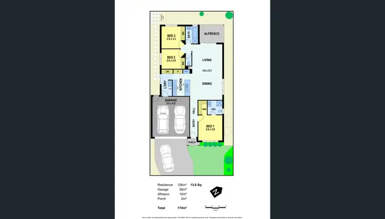 Floorplan of Homely townhouse listing, 2/189 Princes Way, Drouin VIC 3818