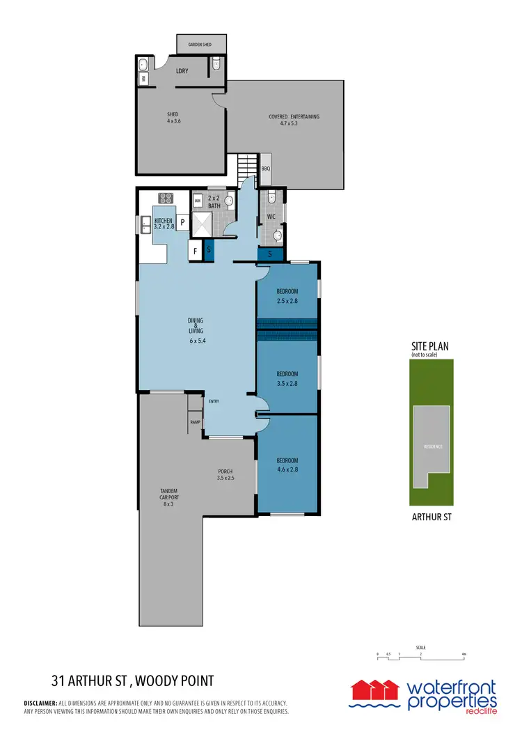 Floorplan of Homely house listing, 31 ARTHUR STREET, Woody Point QLD 4019