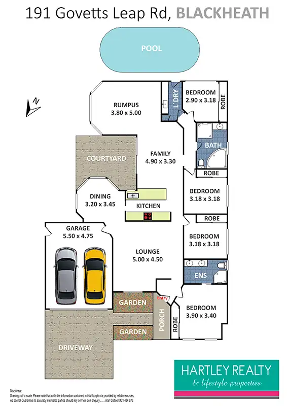 Floorplan of Homely house listing, 191 Govetts Leap Road, Blackheath NSW 2785