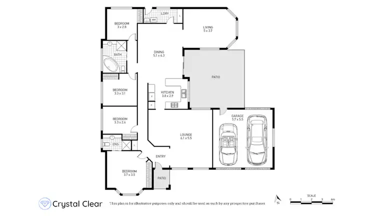 Floorplan of Homely house listing, 14 Sanctuary Place, Bateau Bay NSW 2261