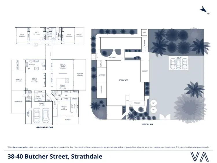 Floorplan of Homely house listing, 38-40 Butcher Street, Strathdale VIC 3550