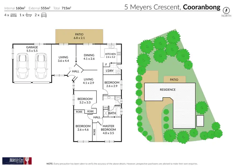 Floorplan of Homely house listing, 5 Meyers Crescent, Cooranbong NSW 2265