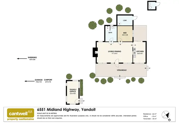 Floorplan of Homely rural property listing, 6551 Midland Highway, Yandoit VIC 3461