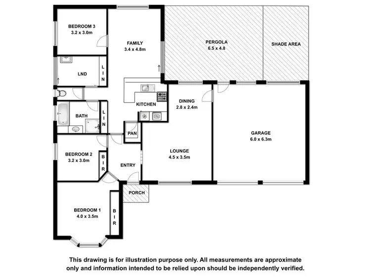 Floorplan of Homely house listing, 8 Wentworth Court, Mount Gambier SA 5290