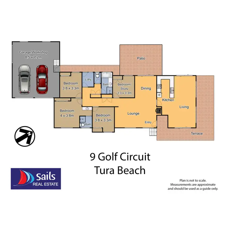 Floorplan of Homely house listing, 9 Golf Circuit, Tura Beach NSW 2548