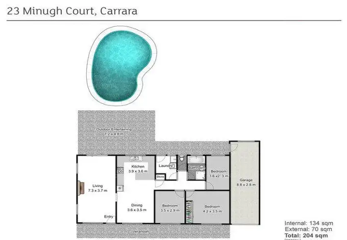 Floorplan of Homely house listing, Address available on request