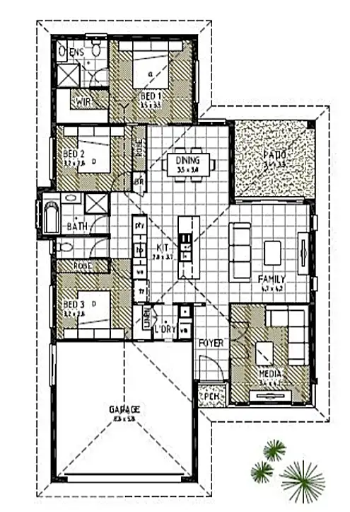 Floorplan of Homely house listing, 55 SILKWOOD DRIVE, Urangan QLD 4655