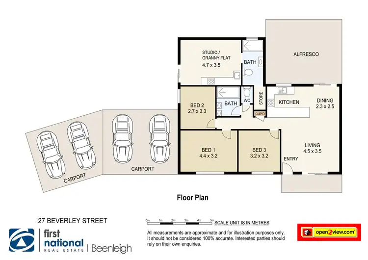 Floorplan of Homely house listing, 27 Beverley Street, Beenleigh QLD 4207