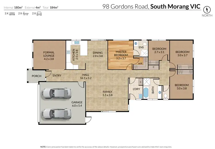 Floorplan of Homely house listing, 98 Gordons Road, South Morang VIC 3752