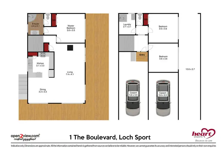 Floorplan of Homely house listing, 1 The Boulevard, Loch Sport VIC 3851