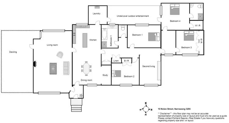 Floorplan of Homely house listing, 10 Nolan Street, Narrawong VIC 3285