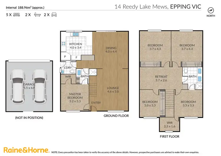 Floorplan of Homely house listing, 14 Reedy Lake Mews, Epping VIC 3076