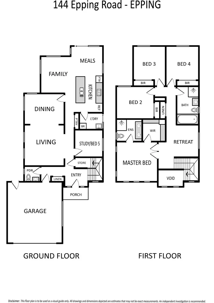 Floorplan of Homely house listing, 144 Epping Road, Epping VIC 3076