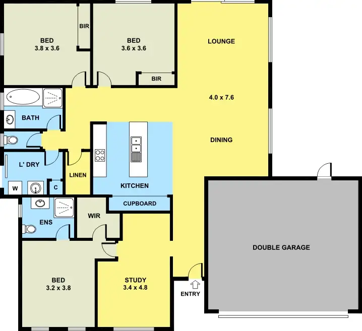Floorplan of Homely house listing, 4 Rippon Lea Parade, Mernda VIC 3754