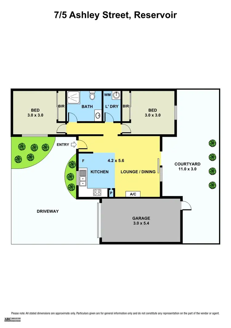 Floorplan of Homely unit listing, 7/5 Ashley Street, Reservoir VIC 3073