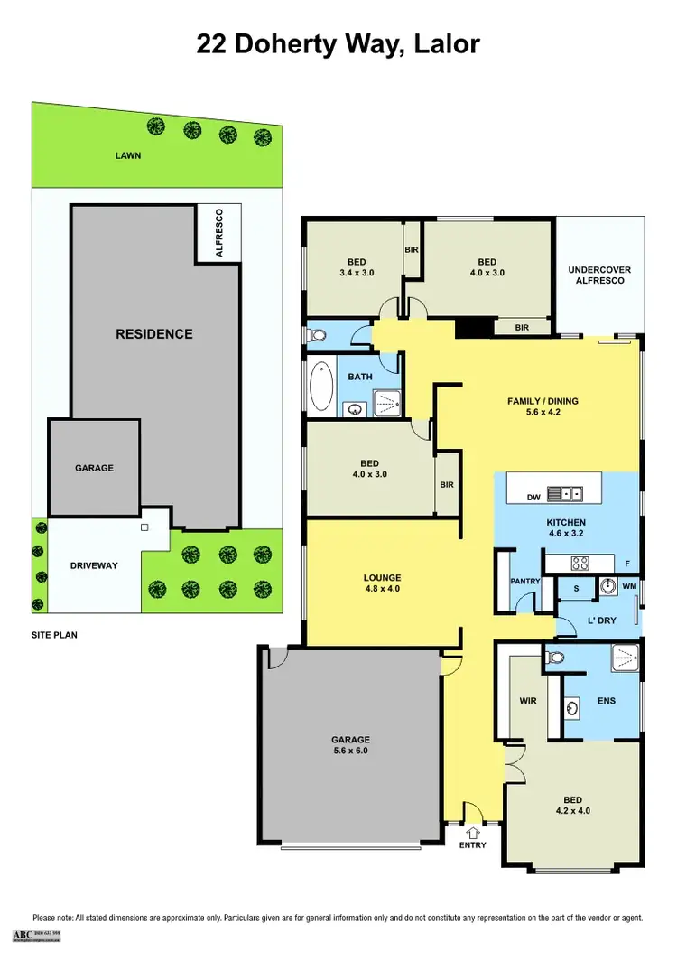 Floorplan of Homely house listing, 22 Doherty Way, Lalor VIC 3075