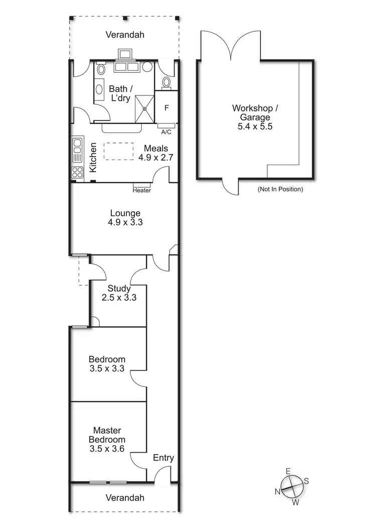 Floorplan of Homely house listing, 80 Amess Street, Carlton North VIC 3054