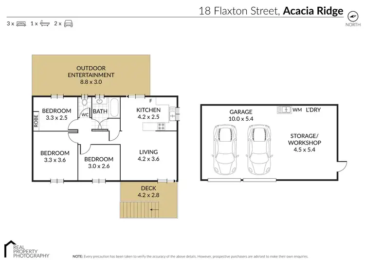 Floorplan of Homely house listing, 18 Flaxton Street, Acacia Ridge QLD 4110