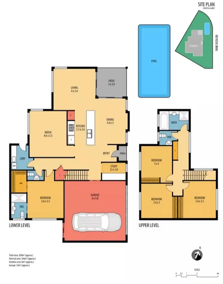 Floorplan of Homely house listing, 75 Park Vista Drive, Mango Hill QLD 4509