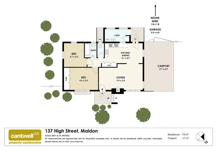 Floorplan of Homely house listing, 137 High Street, Maldon VIC 3463