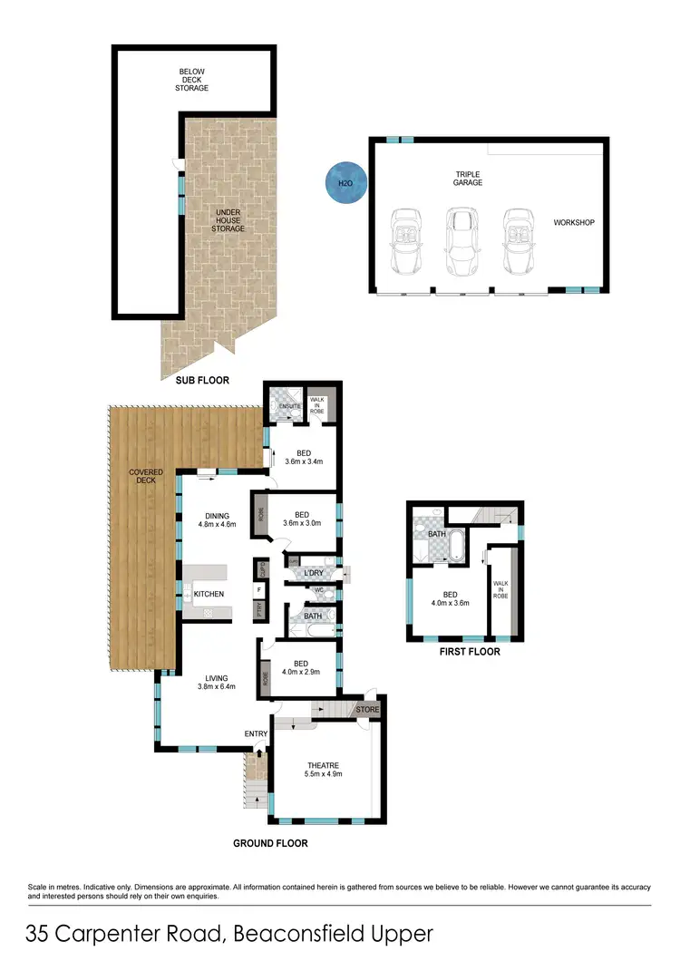 Floorplan of Homely house listing, 35 Carpenter Road, Beaconsfield Upper VIC 3808