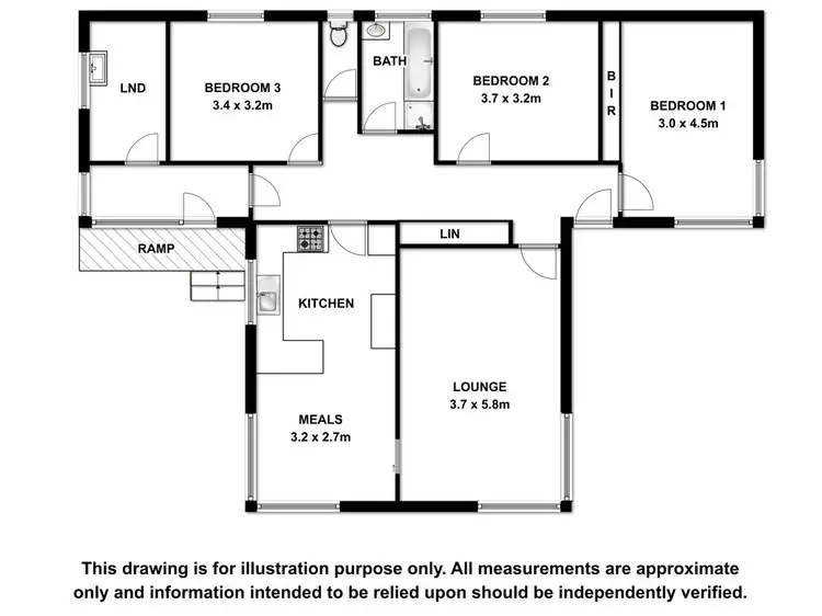 Floorplan of Homely house listing, 7 Jeffries Street, Port Macdonnell SA 5291